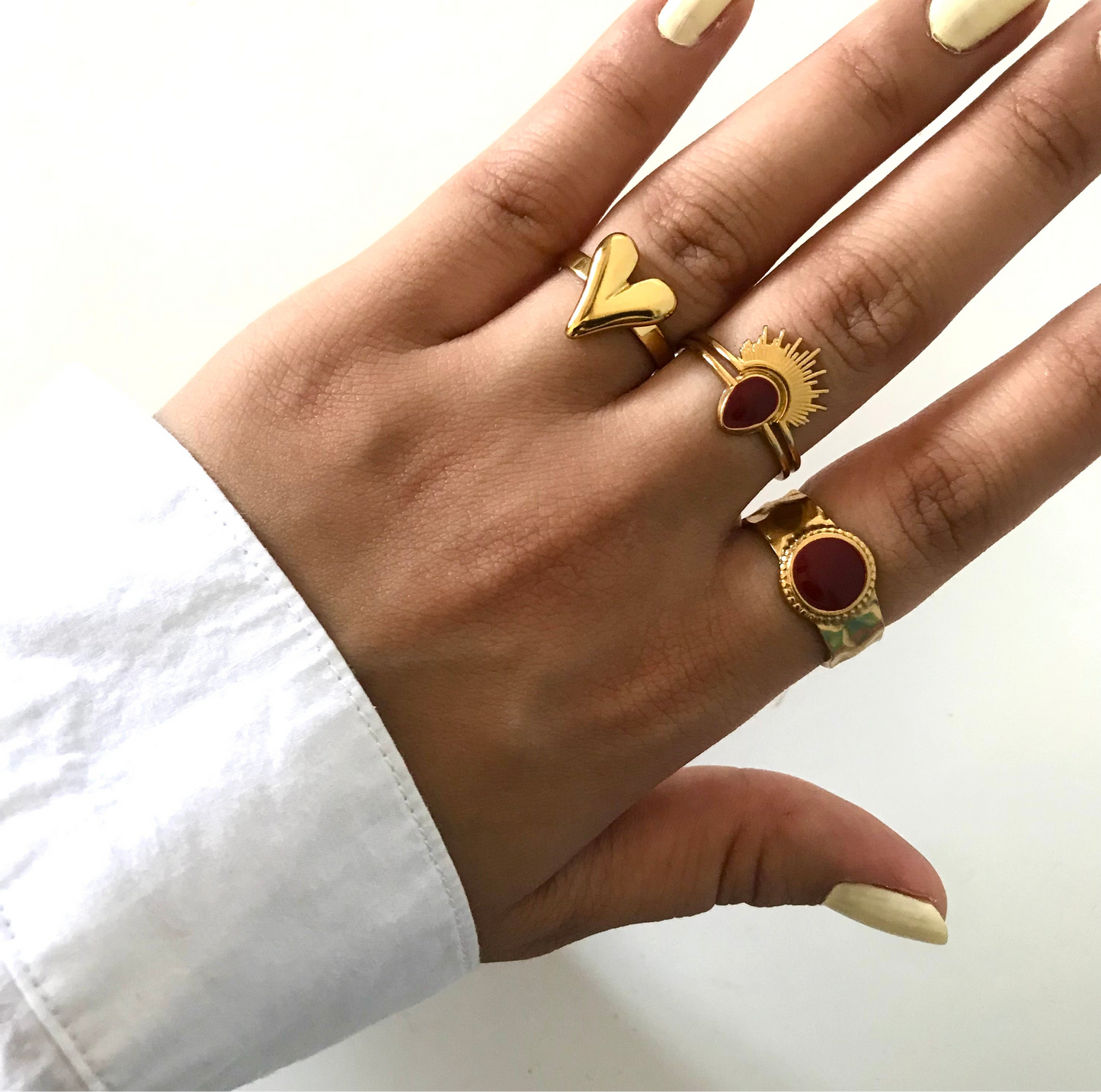 Sunburst ring