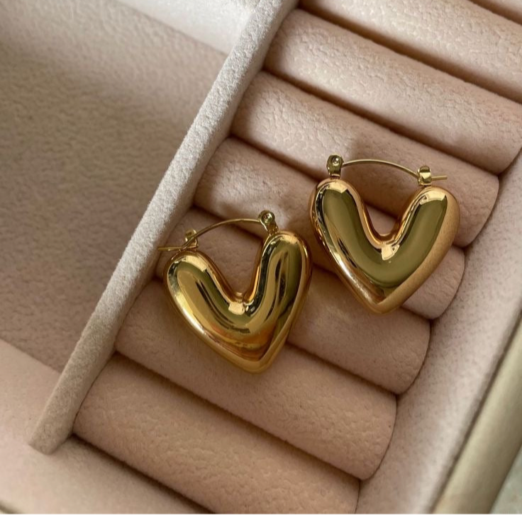 Heart earrings