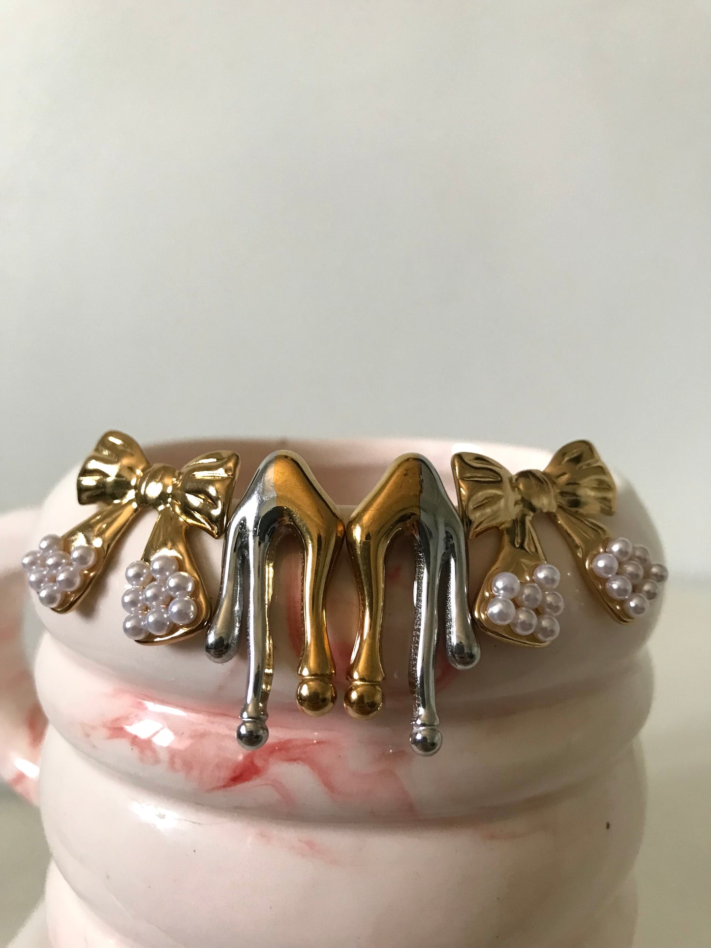 Mixed dripping molten earrings