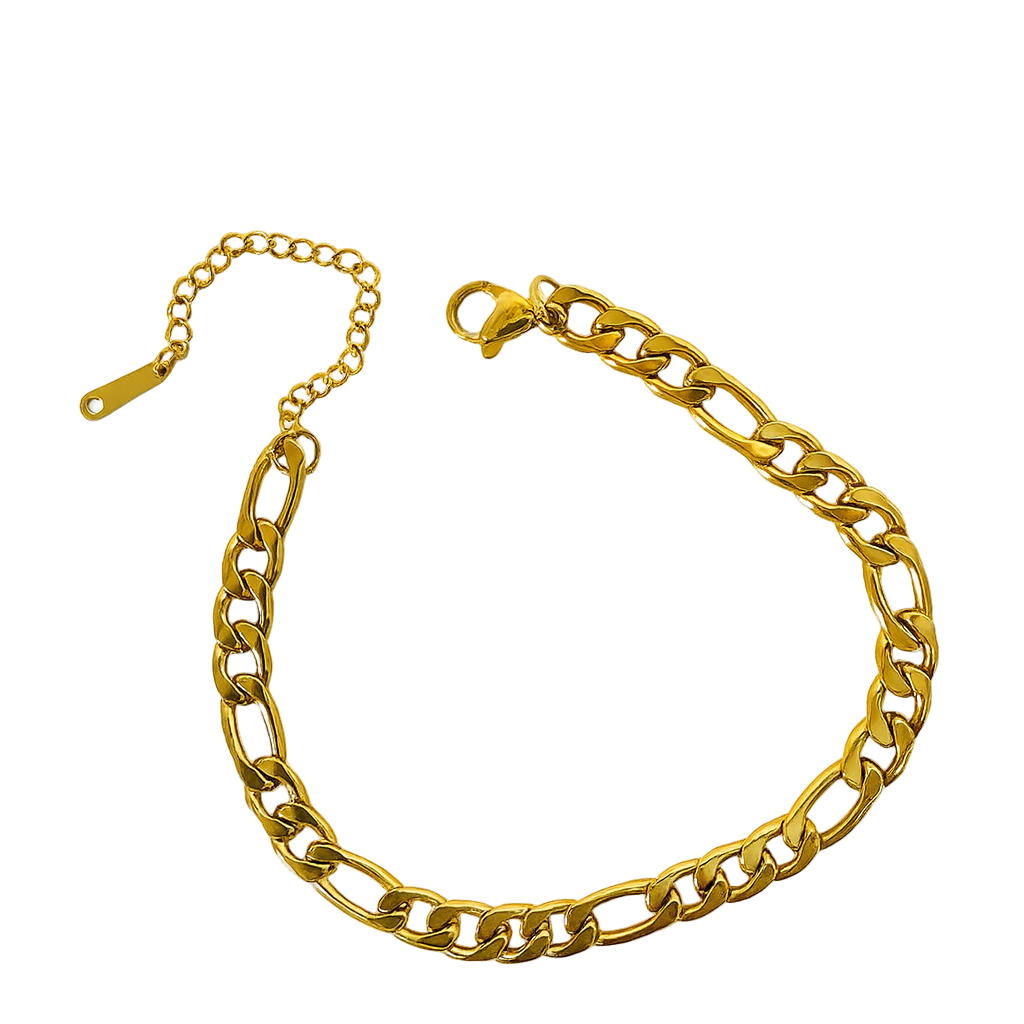 Figaro chain bracelet – Zaiya