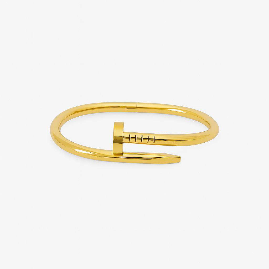 Gold Nail Bracelet