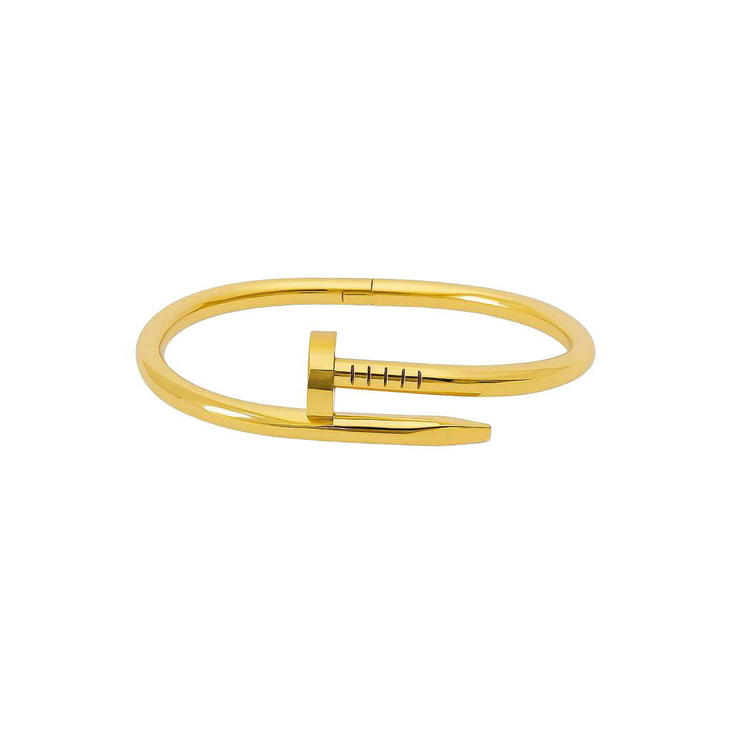 Gold Nail Bracelet