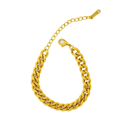 Double curb bracelet