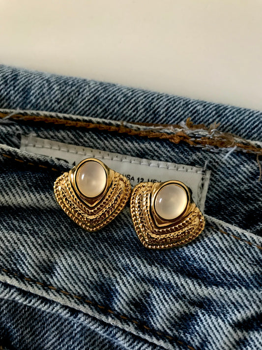 Pearl earrings