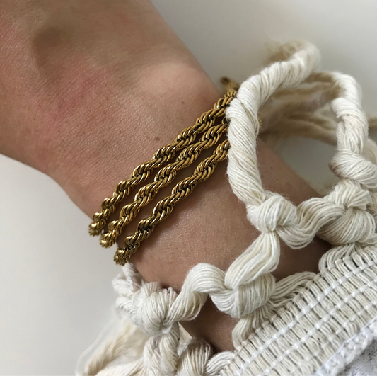 Rope chain bracelet