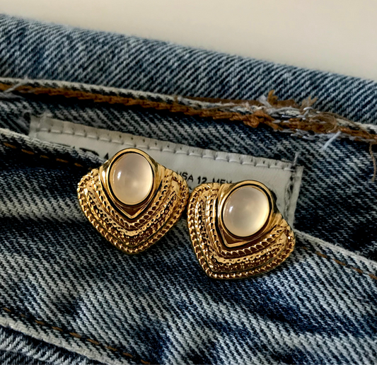 Pearl earrings