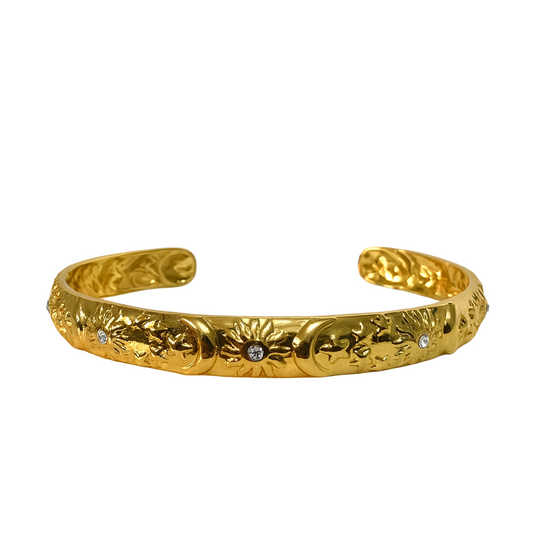 Sun and moon bracelet