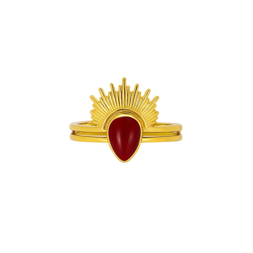 Sunburst ring
