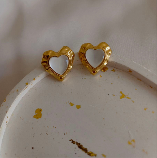 Love heart earrings