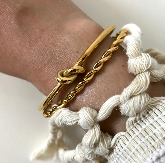 Knot cuff bracelet