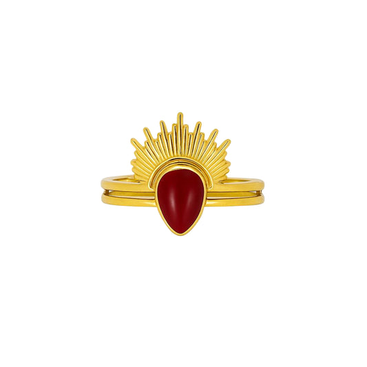 Sunburst ring
