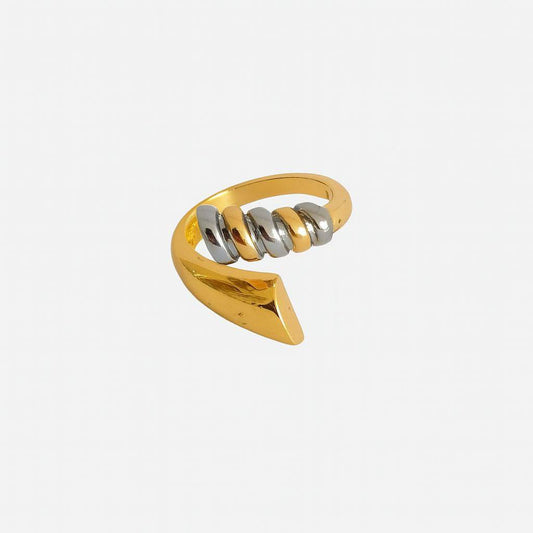 Mixed embrace ring
