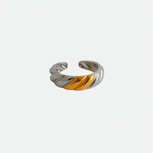 Mixed croissant ring