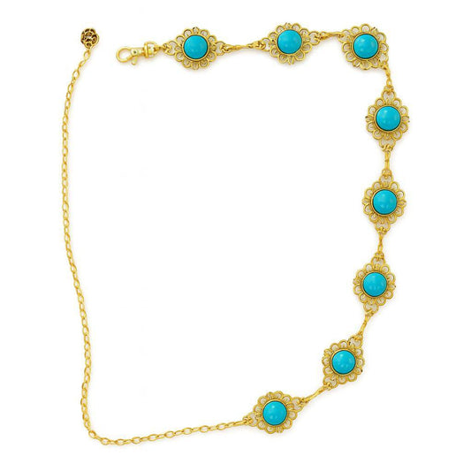 green stone waist chain