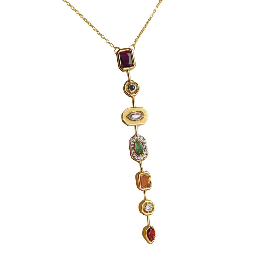 Y-shaped necklace