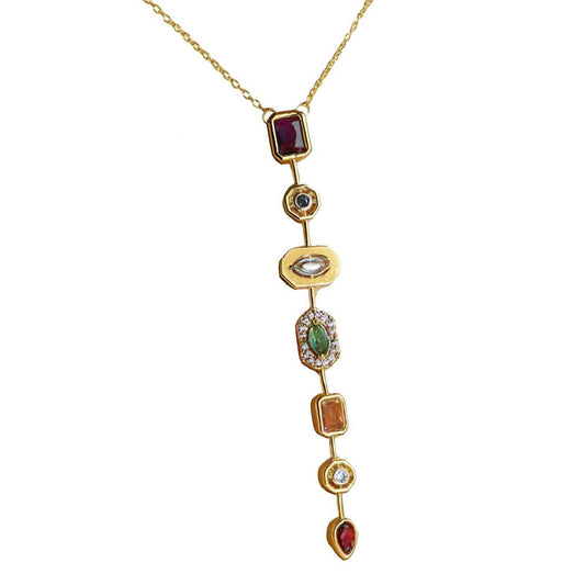 Y-shaped necklace
